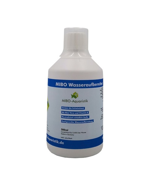 (10,98 €/L) Mibo Aquarium Wasseraufbereiter 500 Ml FüR 2.500 Liter Wasser-image