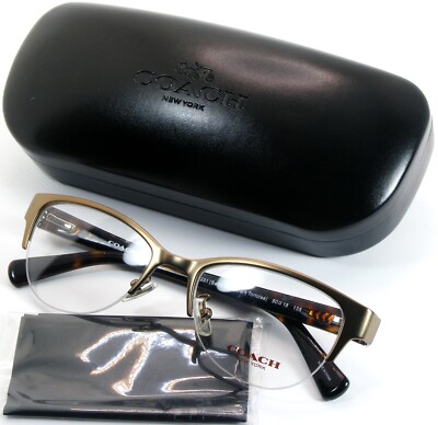 Coach HC 5078 9231 Satin Sand/Dark Schildplatt Brille Rahmen HC5078 50-18-135mm