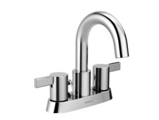 Peerless P2991LF Precept 1.2 GPM Centerset Bathroom Faucet with Pop-Up Drain