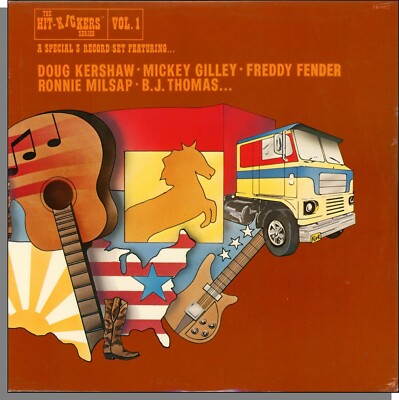 The Hit-Kickers Series Vol 1 - 3 LP's Crazy Cajun, Huey Meaux Recordings - New!