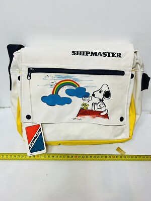 BRAND NEW SNOOPY SHIPMASTER SCHOOL BACKPACK FOLDER!!!VINTAGE 80'S