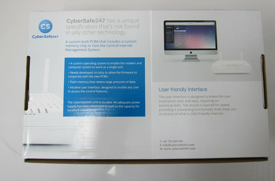 CyberSafe 247 smart ADSL WI -FI Wirless N Modem to keep the kids safe RRP$299 - Image 3 of 4