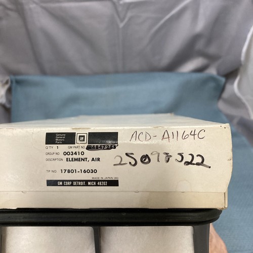 NEW GENUINE GM 94847245 ELEMENT, AIR FILTER GR 3.410 - Picture 3 of 3