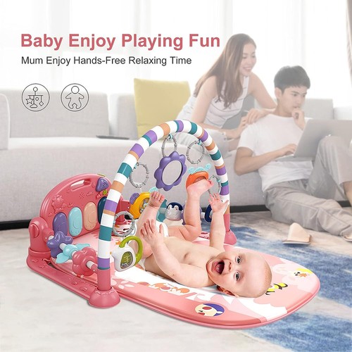 Baby GyM Tummy Time Sensory Baby Toys Music Lights play learn game gift amazing - Picture 4 of 6