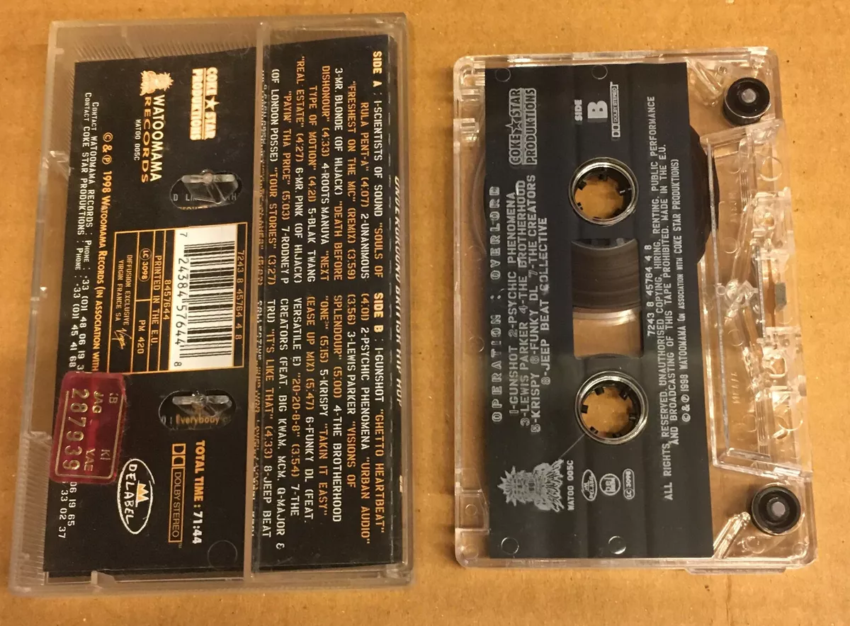 OPERATION OVERLORD UNDERGROUND BRITISH HIP HOP (1998) CASSETTE MADE IN EUROPE