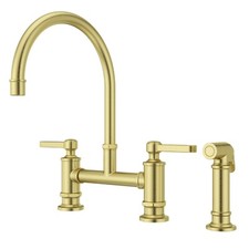 Pfister LG31-TD Port Haven 1.8 GPM Widespread Bridge Kitchen - Gold