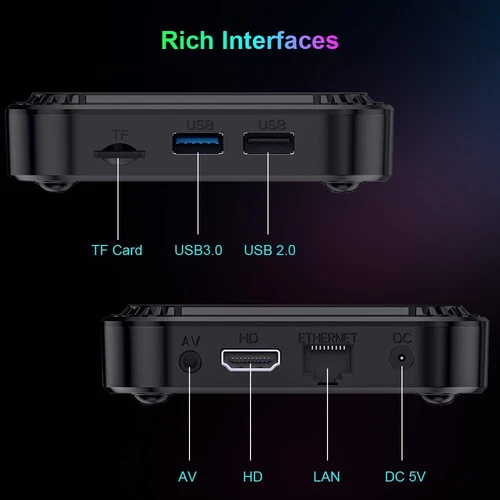 Android 13.0 TV Box Media Player 5G WIFI Quad Core 8K 4G+ 32G/64G Smart Stream - Picture 9 of 11