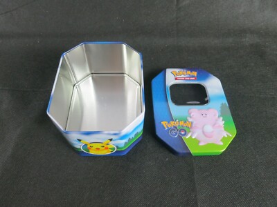 Empty Pokemon Empty Pokemon TCG Pokemon Go Tin With Blissey Art Work | eBay