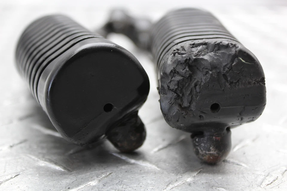 Honda CJ360T 1976 estriberas delanteras/traseras juego de peldaños 50630-388-000za Foto 2 de 4