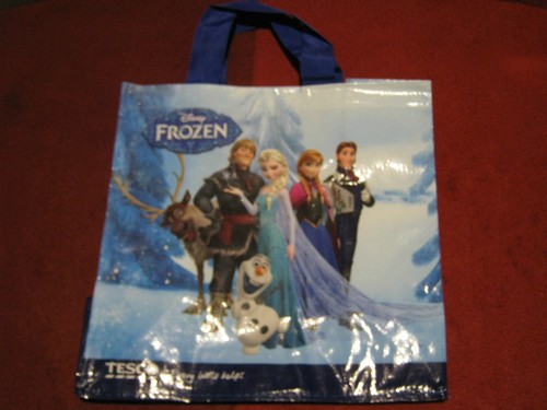 NEW TESCO FROZEN DISNEY SHOPPING BAG 