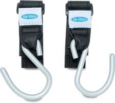 BUNDLE: Top Glides Aluminum J Hooks for Walkers - 2 Hooks - 2PCS