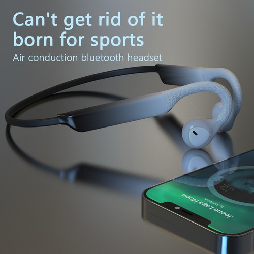 Open-Ear Bluetooth Air Conduction Sport Headphones Sweat Resistant - Picture 3 of 10