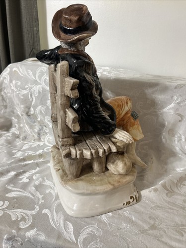 Vintage Large Capodimonte Figurine of Drunk, Drunkard or Wino, Made in Italy - Picture 5 of 14