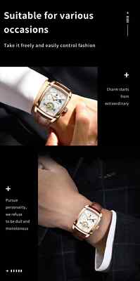 LONGLUX orologio automatico da uomo di lusso in acciaio inossidabile all'ingrosso orologi da polso meccanici scheletro orologio da uomo con diamanti impermeabili  1511