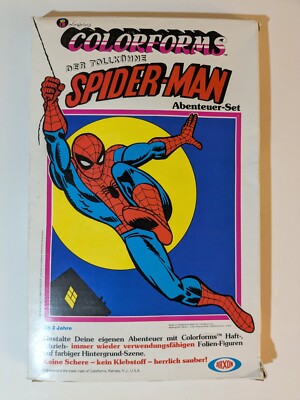 Marvel Der Tollkuhne Spider-Man Adventure Playset Colorforms 1978 German