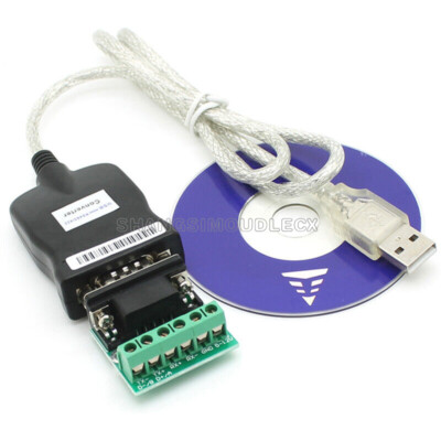 80mm USB 2.0 To RS-485/RS-422 DB9 Serial Converter Adapter Cable
