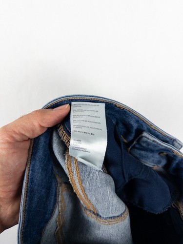 Free People Jeans Womens 25 Blue Mid Wash Slim High Rise Denim - Picture 7 of 7