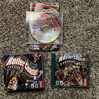 Roller Coast Tycoon 2 ~ Roller Coaster Tycoon 3 ~ Roller Coaster 3 Wild PC Games