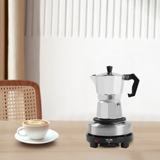 Coffee Urn 3 Tassen Elektrische Single Hot Plate Espressokocher Mokkakannen 500W