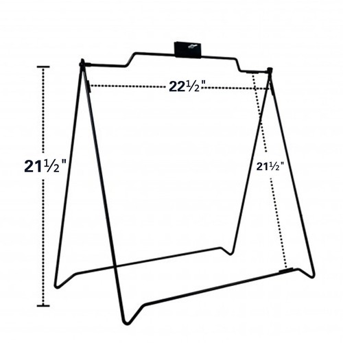 4 UNIT Yard Sign Frames for Displaying 22" x 18" BLACK A-Frame Sign (FRAME ONLY) - Picture 4 of 12