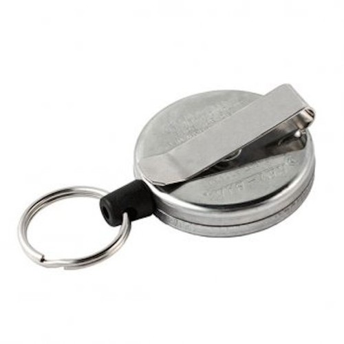 KEYBAK-Retractable Belt Clip Key Ring Reel #485 *MADE IN USA* Free Postage - Picture 3 of 4