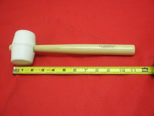 C S Osborne 396-2 Mazza di gomma bianca taglia numero 2     - Foto 1 di 2