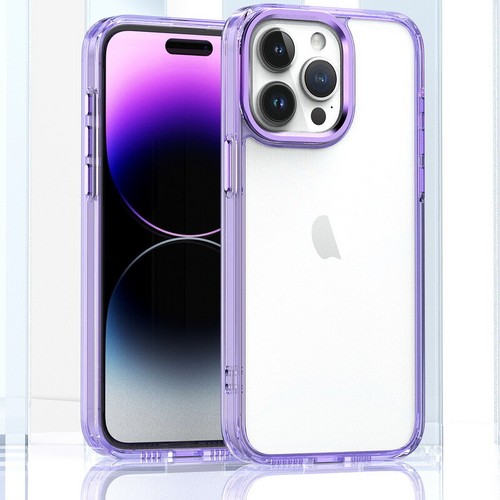 Coque Etui Antichoc Pour iPhone 15 14 13 Pro Max 12 11 Slim Transparent PC Case - Photo 14 sur 18