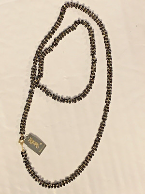 Vintage Trifari Beaded 30'' Necklace With Tags Nice Gift!
