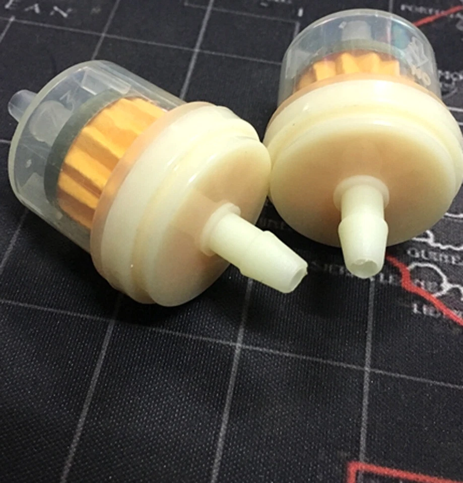 10Pcs 1/4/6/7mm Motorcycle Hose Inline Fuel Gas Filter Replacement Accessories - Image 2 of 4