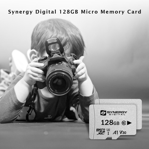 Synergy Digital 128GB, UHS-I MicroSDXC Memory Cards - Class 10, U3 - Pack of 2 - Picture 3 of 6
