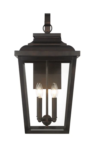 Minka Lavery Irvington Manor 4 Light Outdoor Wall Mount, Chelesa Bronze - Picture 3 of 5