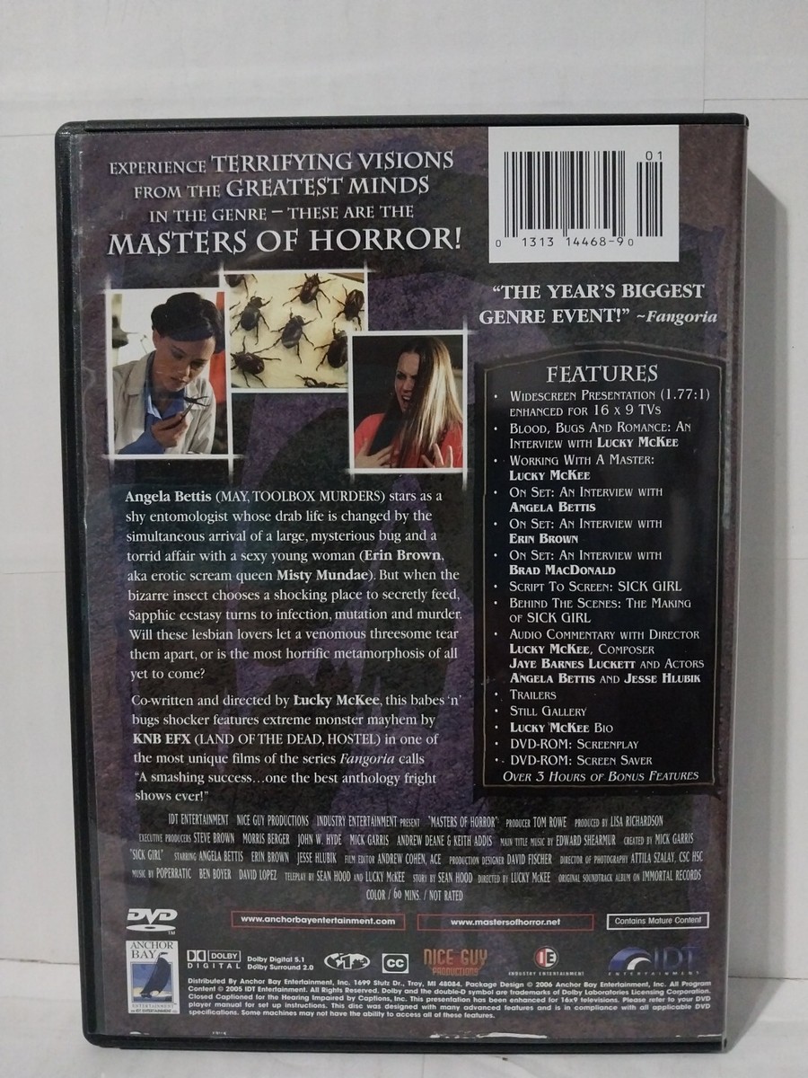 その他 Masters of Horror: Lucky Mckee - Sick Girl / [DVD] [Import] Amazon.com: Masters Of Horror: Sick Girl - DVD : Angela