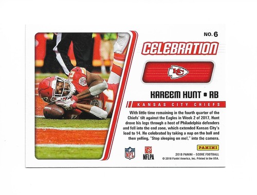 2018 Score Football Insert Singles Complete Your Set U-Pick Free Shipping - Picture 73 of 173