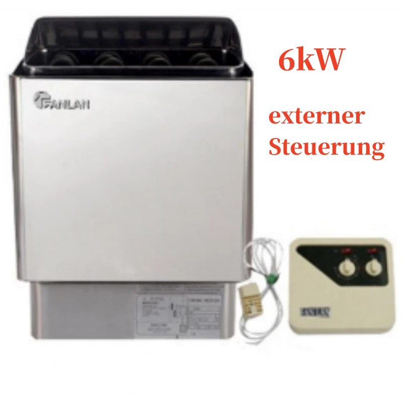 6KW Saunaofen Saunaheizung Saunaheizgerät mit externer Steuerung - Bild 2 von 4
