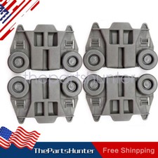 4pc W10195417 Upgraded Dishwasher Dishrack Rack Roller fit for Whirlpool Kenmore