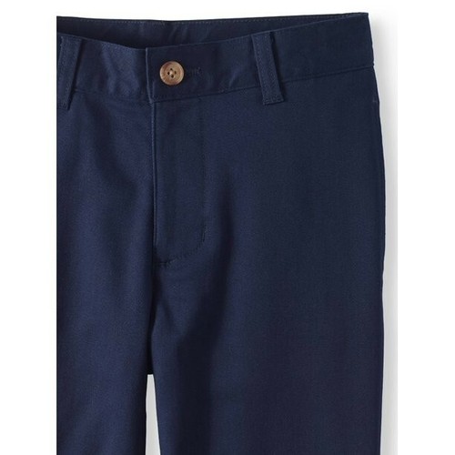Wonder Nation Pants Boys Size 14 School Uniform Stretch Twill Flat Front --AD3-- - Picture 4 of 4