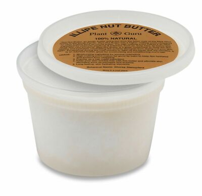 Illipe Nut Butter 100% Pure Cold Pressed Raw Organic For Skin Body and Hair 