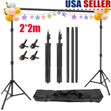 Photo Backdrop Stand 6.5x6.5 ft Banner Stand Adjustable Background Stand Support