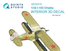 1/32 Quinta Studio 3D Interior Decal #32215 I-153 Chaika For ICM