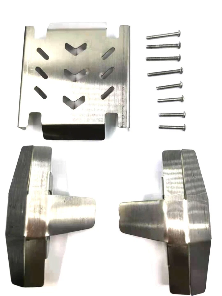 KEBEILEE stainless steel Chassis Armor Axle Guard Plate For LOSI LMT Monster 1:8 - Image 2 of 4