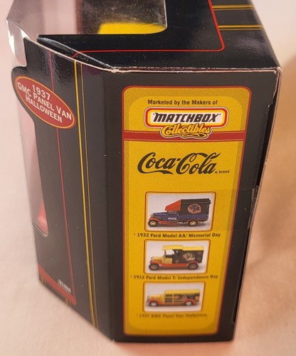1999 Matchbox Collectibles Coca-Cola 1937 GMC Panel Van Halloween NRFB - Picture 5 of 8