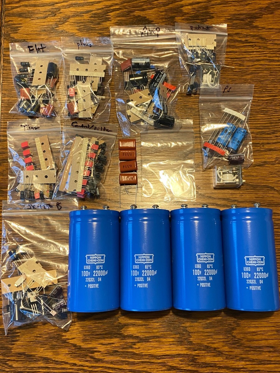 Pioneer SX-1250 COMPLETE Rebuild Kit Recap Set with Transistors