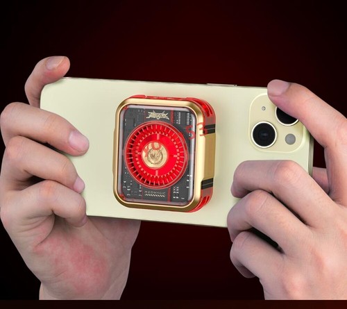 Nubia Red Magic 5 Pro Magnetic Cooler Fan Sun Wukong Red For iphone 15 14 13 12 - Photo 11 sur 14