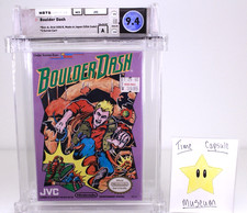 Boulder Dash Nintendo NES Brand New 1990 Factory Sealed WATA PSA Graded 9.4 A