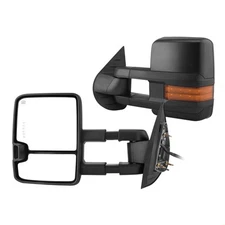 L+R Tow Mirrors for 2007 08-2013 Chevy Silverado Sierra 1500 2500HD Power Heated