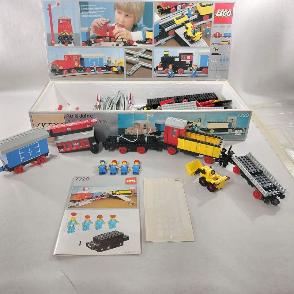 Vintage Lego Diesel Freight Train Set 7720 With Box Not Complete - Image 4 of 4