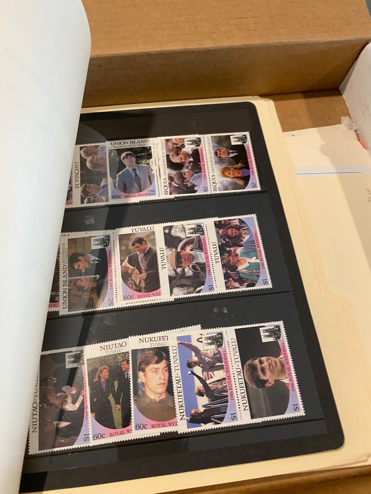 Worldwide Stamps Hundreds+ in Box Lot Not all Shown - L-1735