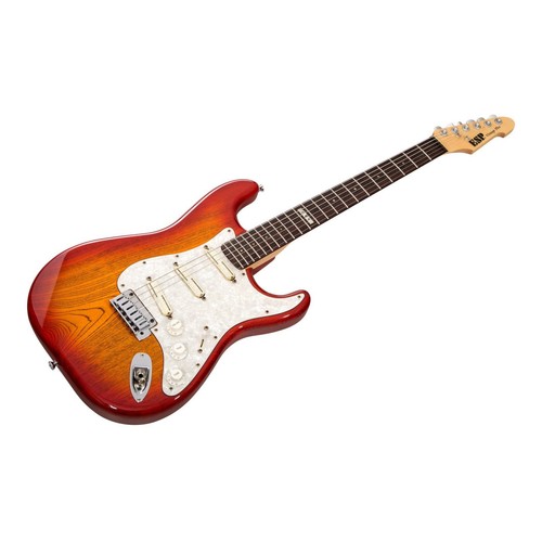 ESP Vintage Plus S - Sunburst on Ash w/ filled grain - Custom Shop PV - Bild 1 von 12