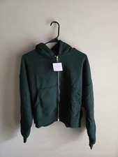 American Eagle Women's Double Zip Hoodie Size XS Green