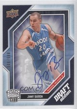 2009-10 Upper Deck Draft Edition Silver Auto 885/999 Jimmy Barron #4 Auto 0j6